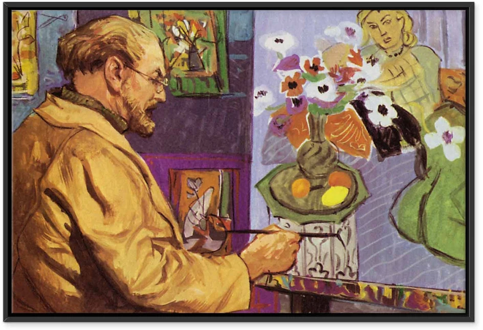 Paveikslas Henri Matisse - Henrio Matisse paveikslas (spalvota litografija)