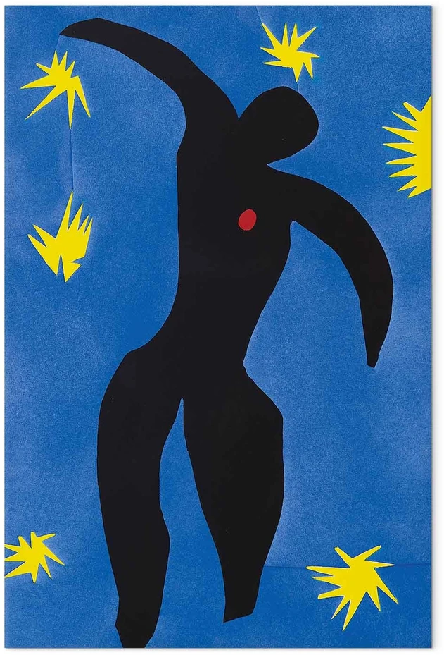 Paveikslas Henri Matisse - Ikaras (iš Jazz)