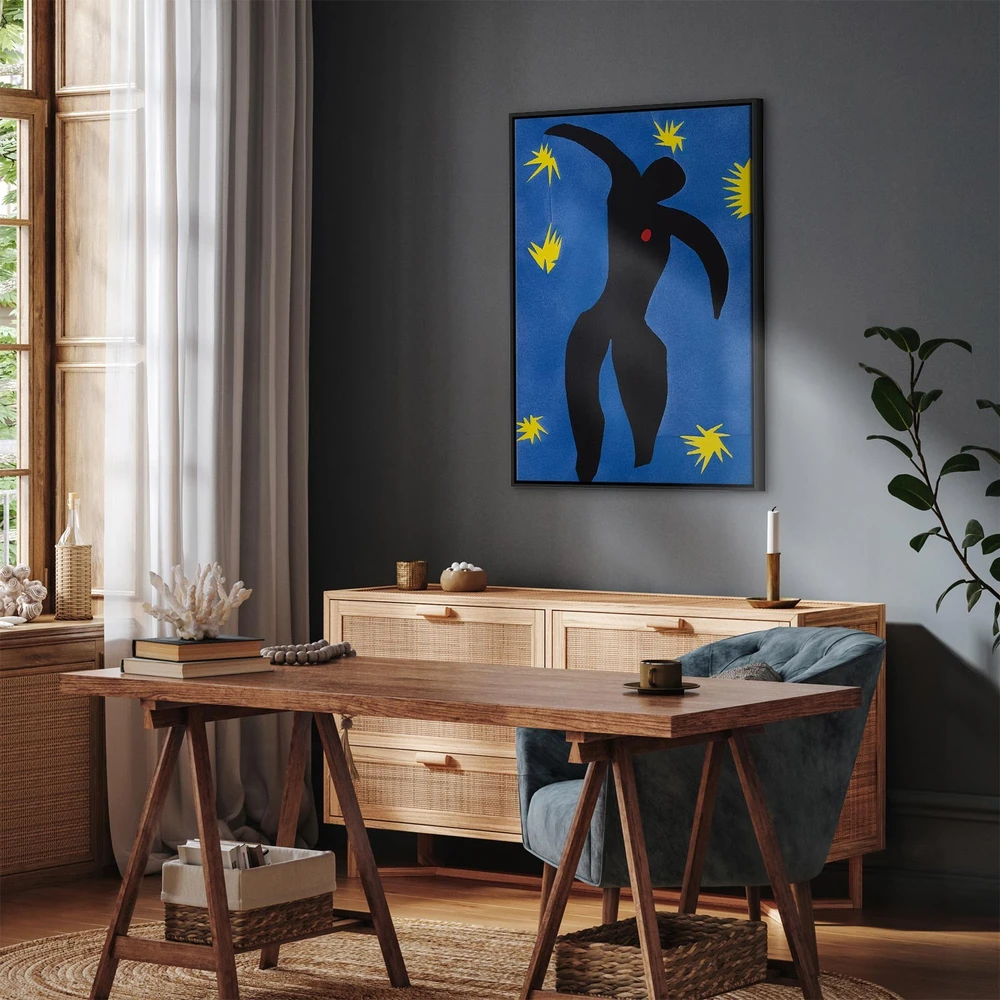 Paveikslas Henri Matisse - Ikaras (iš Jazz)