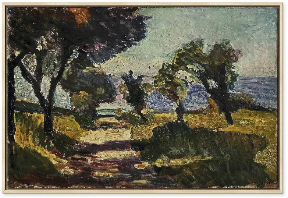 Paveikslas Henri Matisse - Korsikos peizažas su alyvmedžiais