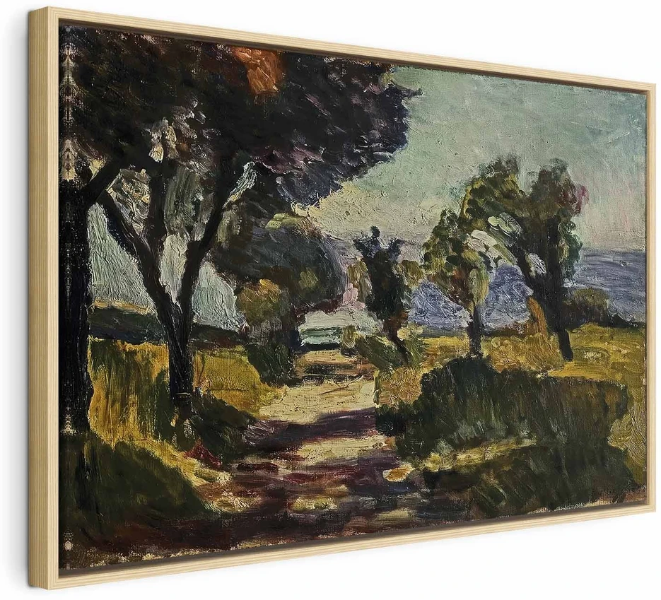 Paveikslas Henri Matisse - Korsikos peizažas su alyvmedžiais