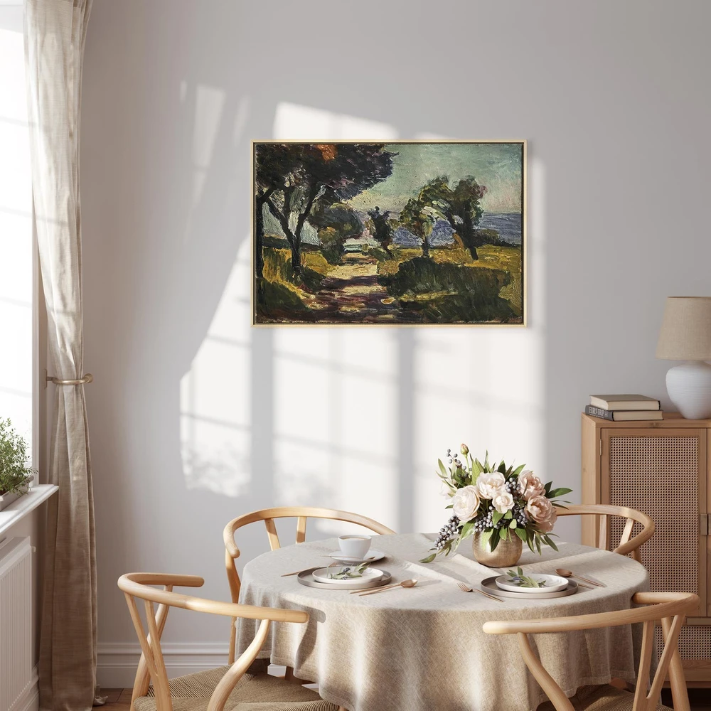 Paveikslas Henri Matisse - Korsikos peizažas su alyvmedžiais