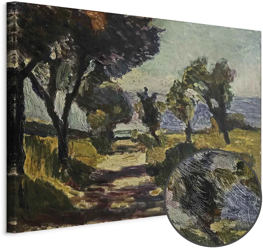 Paveikslas Henri Matisse - Korsikos peizažas su alyvmedžiais