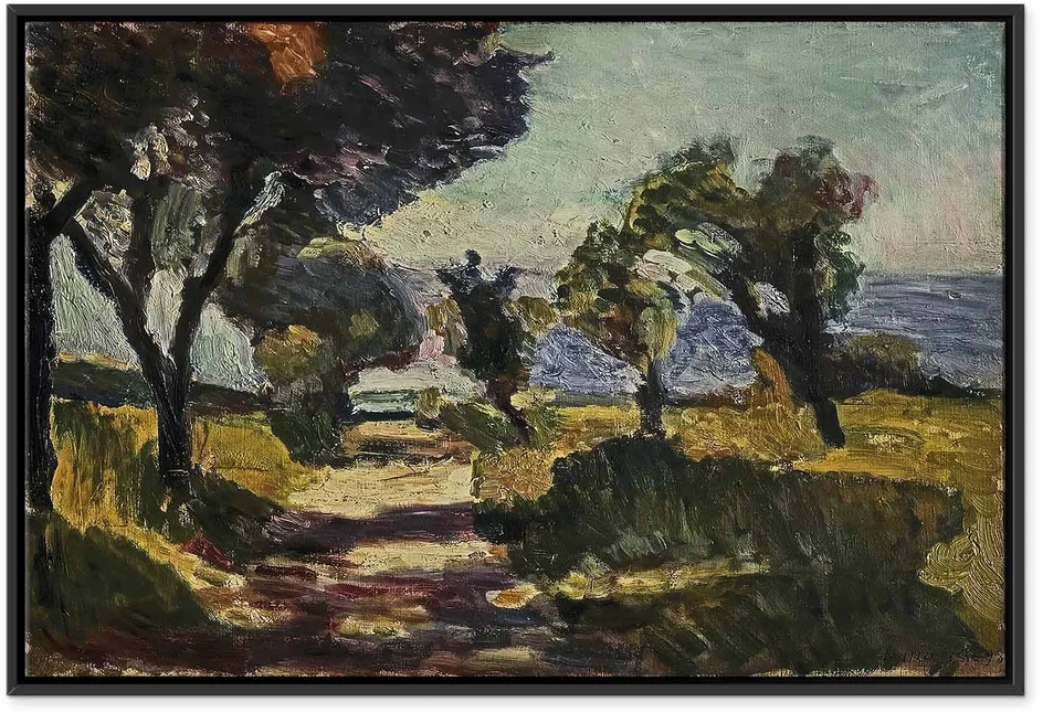 Paveikslas Henri Matisse - Korsikos peizažas su alyvmedžiais