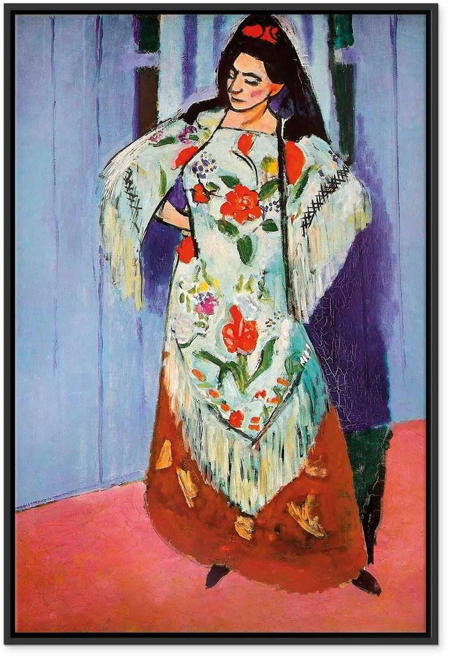 Paveikslas Henri Matisse - Madam Matisse su Manilos skara