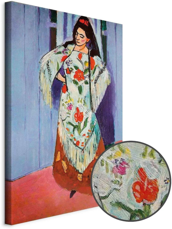 Paveikslas Henri Matisse - Madam Matisse su Manilos skara