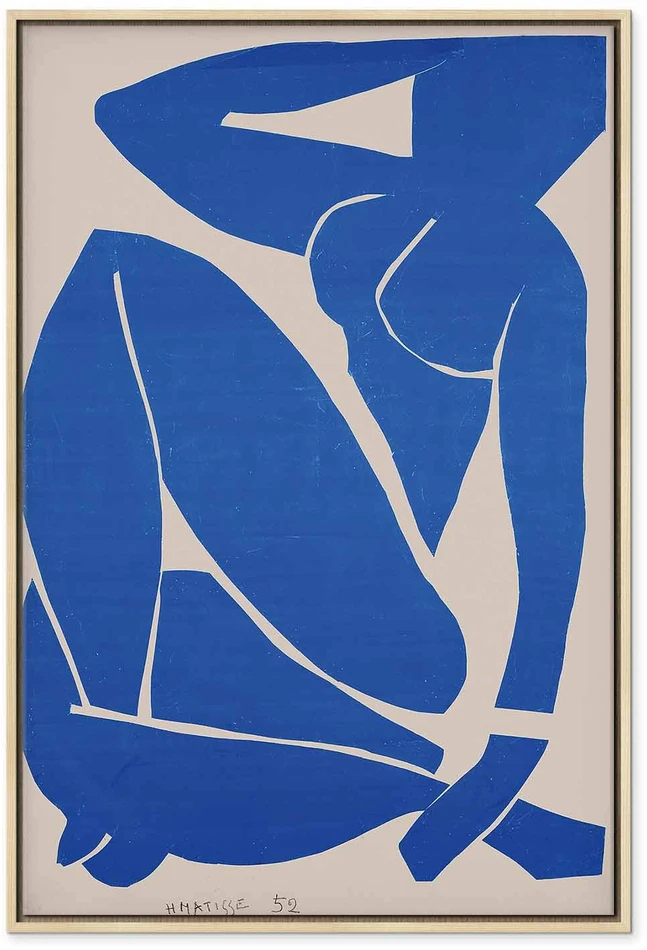 Paveikslas Henri Matisse - Mėlynasis aktas III