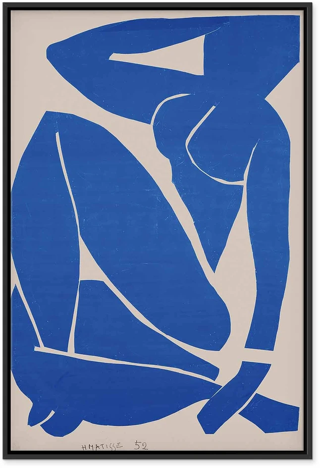 Paveikslas Henri Matisse - Mėlynasis aktas III