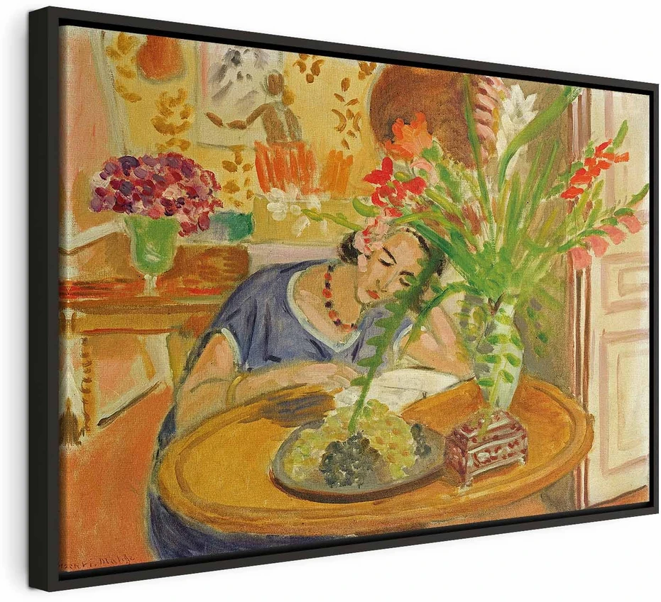 Paveikslas Henri Matisse - Moteris su gladiolėmis
