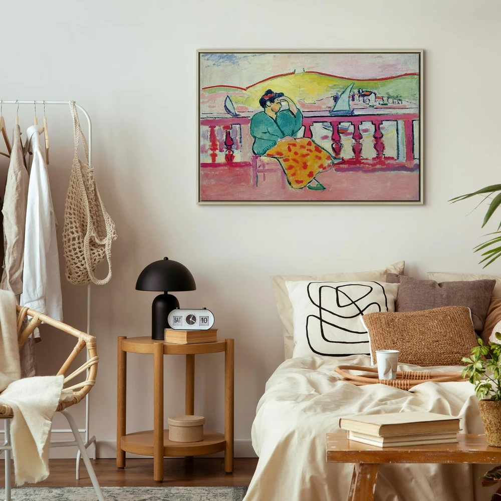 Paveikslas Henri Matisse - Moteris terasoje