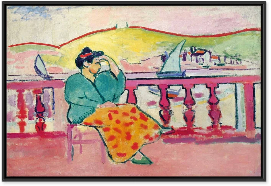 Paveikslas Henri Matisse - Moteris terasoje