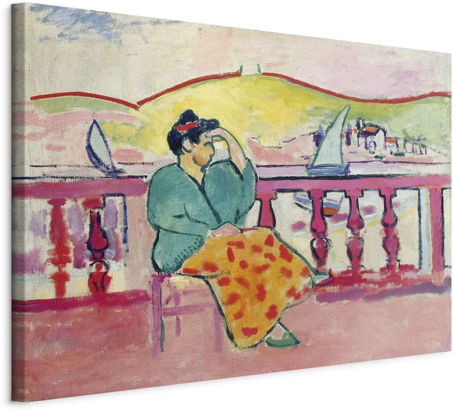 Paveikslas Henri Matisse - Moteris terasoje