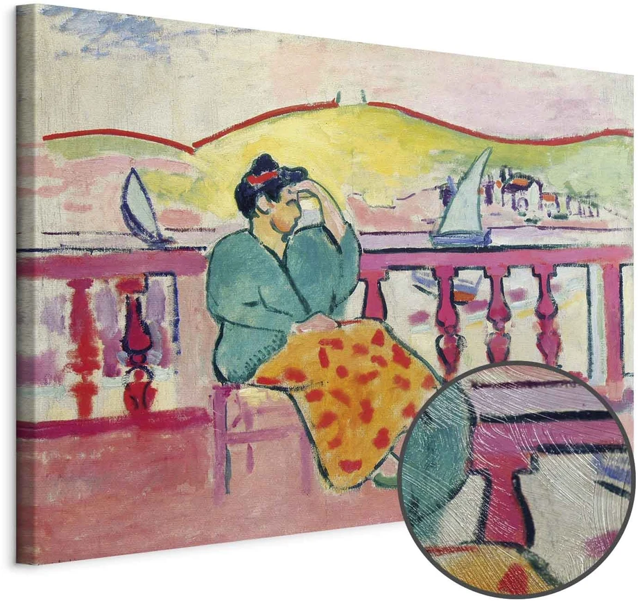 Paveikslas Henri Matisse - Moteris terasoje