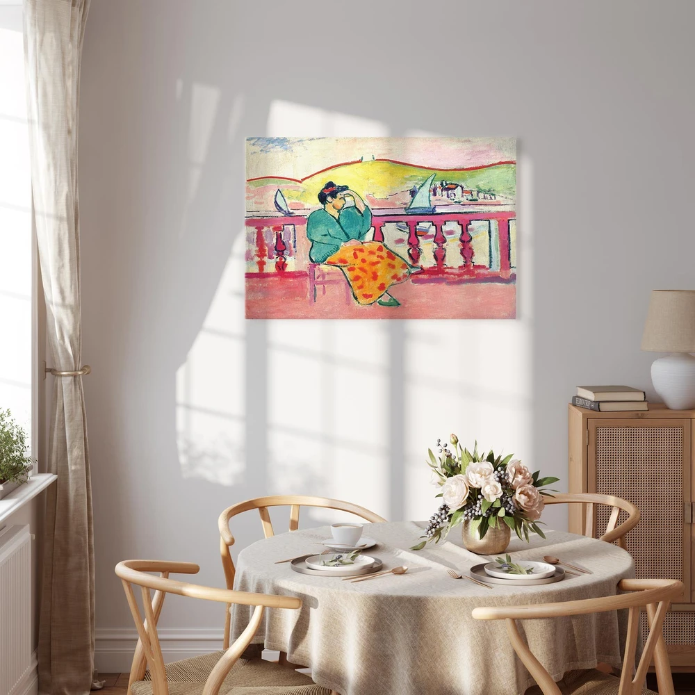 Paveikslas Henri Matisse - Moteris terasoje