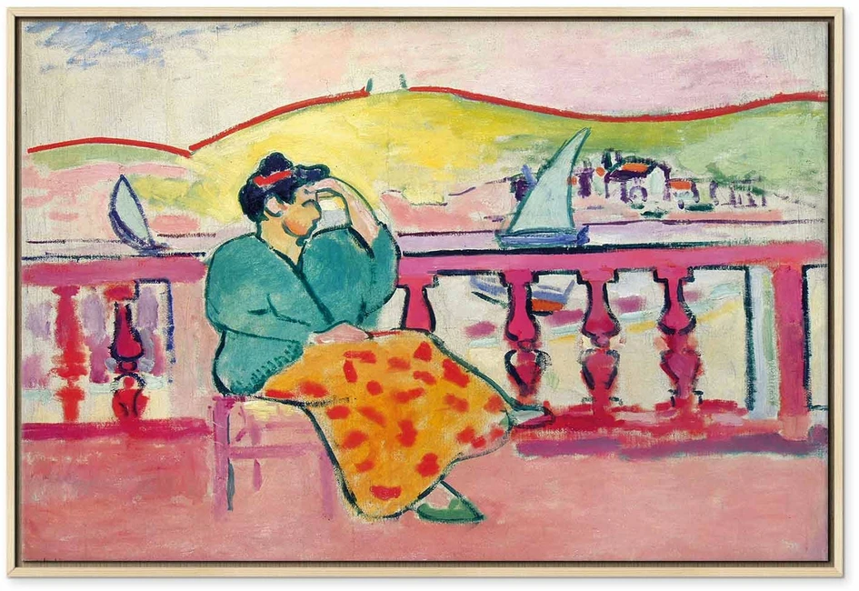 Paveikslas Henri Matisse - Moteris terasoje