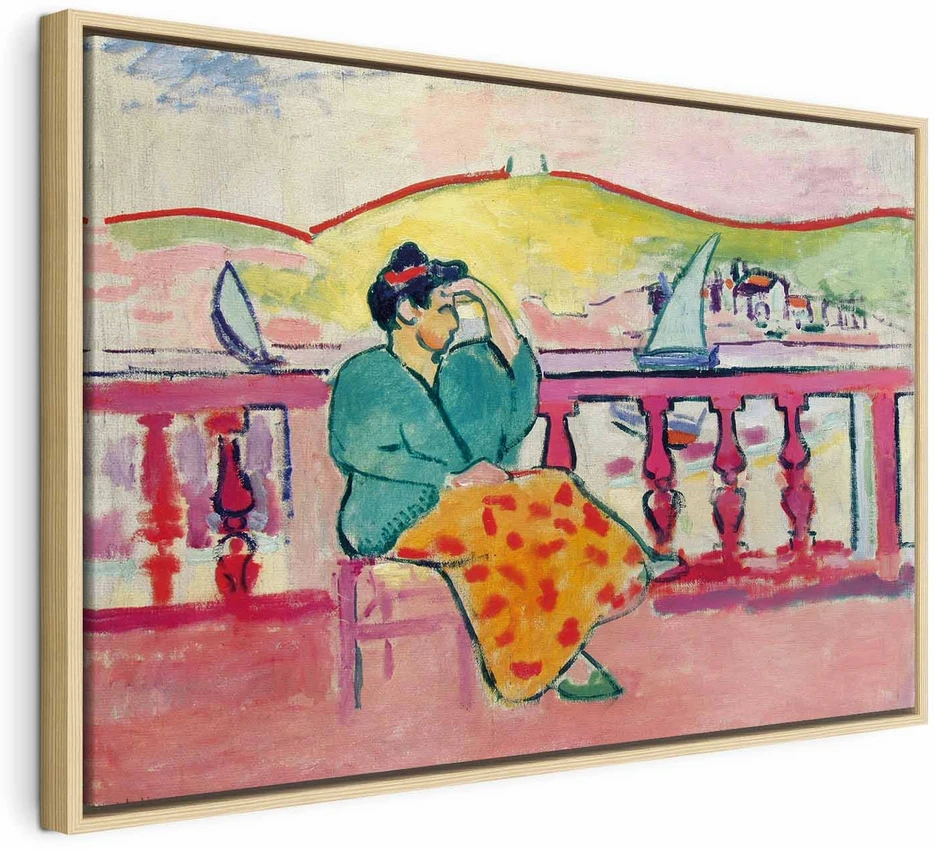 Paveikslas Henri Matisse - Moteris terasoje