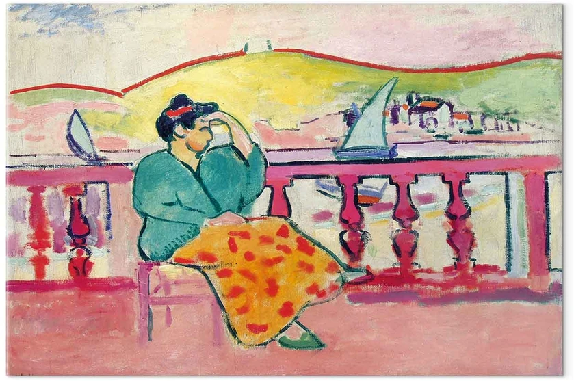 Paveikslas Henri Matisse - Moteris terasoje