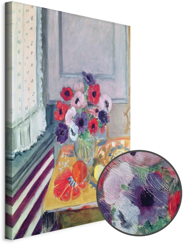 Paveikslas Henri Matisse - Natiurmortas su anemonais