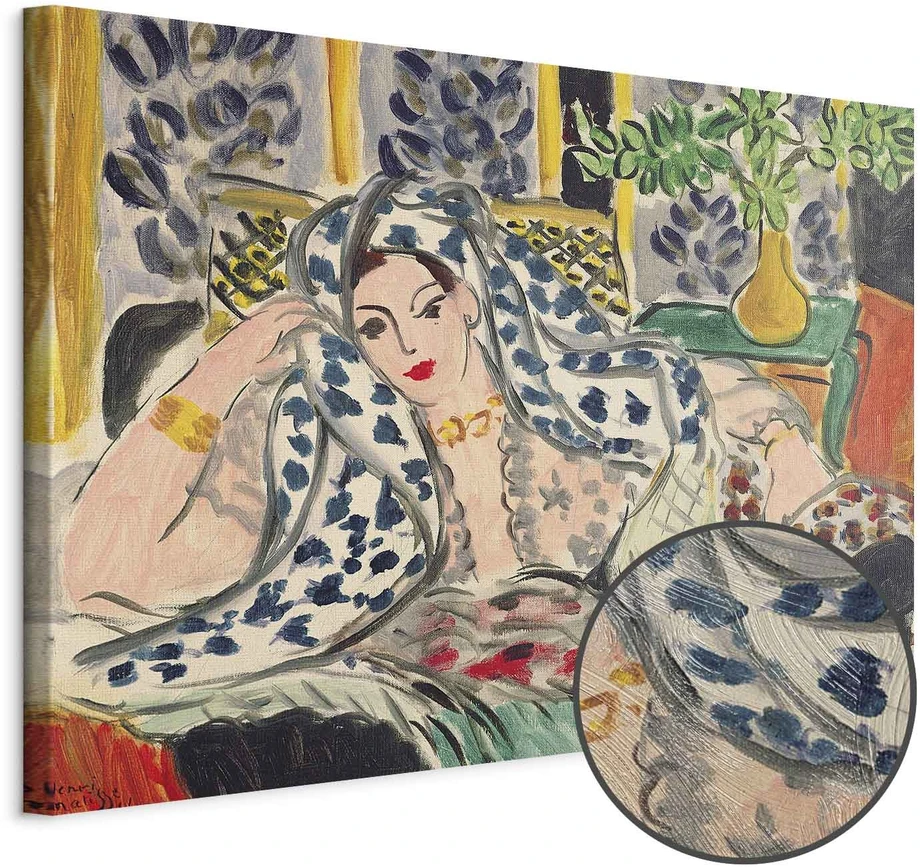 Paveikslas Henri Matisse - Odaliskė Fotejulyje