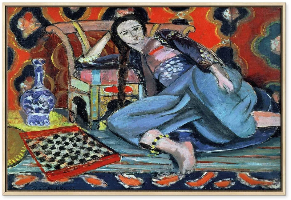 Paveikslas Henri Matisse - Odaliskė su turkiška kėde
