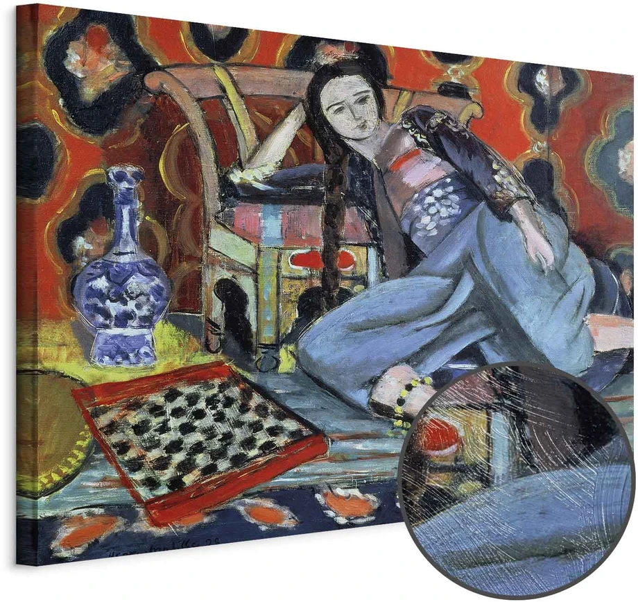 Paveikslas Henri Matisse - Odaliskė su turkiška kėde