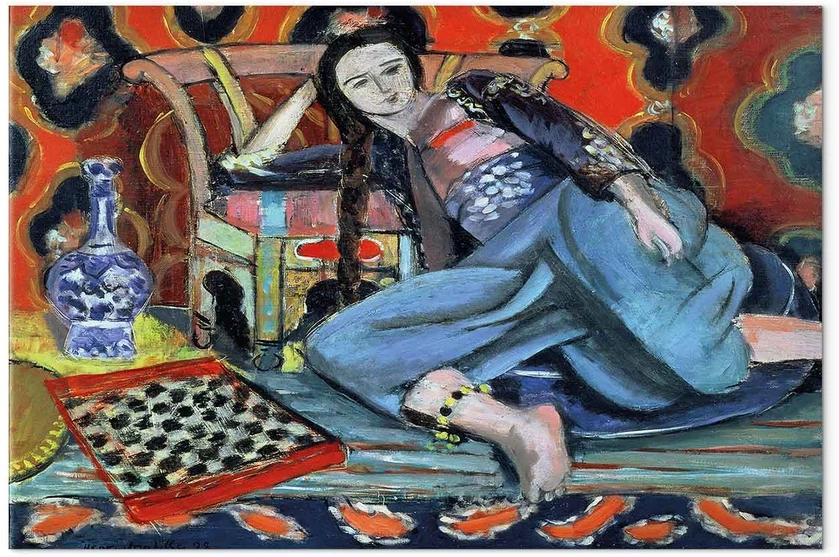 Paveikslas Henri Matisse - Odaliskė su turkiška kėde