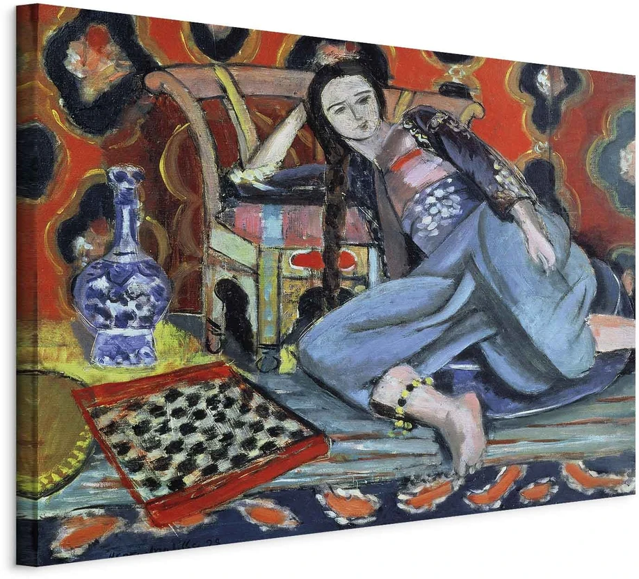 Paveikslas Henri Matisse - Odaliskė su turkiška kėde