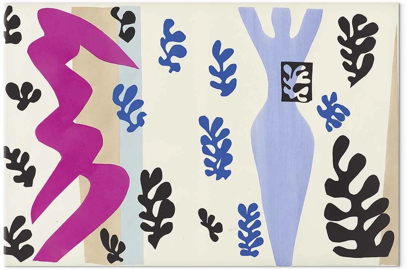 Paveikslas Henri Matisse - Peilių svaidytojas (iš Jazz)