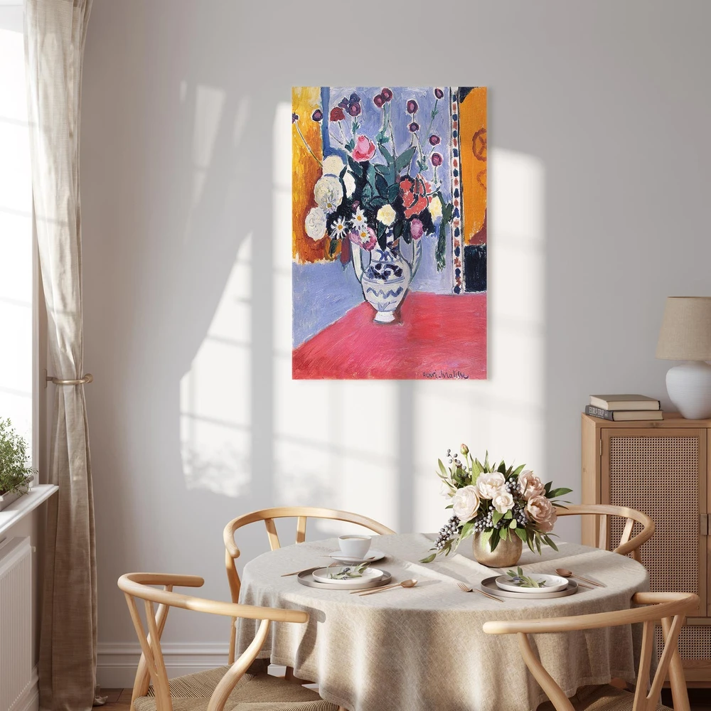 Paveikslas Henri Matisse - Puokštė dviejų ąsų vazoje