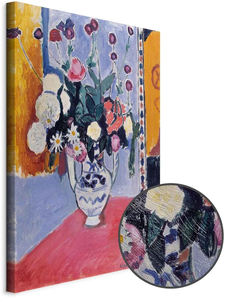 Paveikslas Henri Matisse - Puokštė dviejų ąsų vazoje