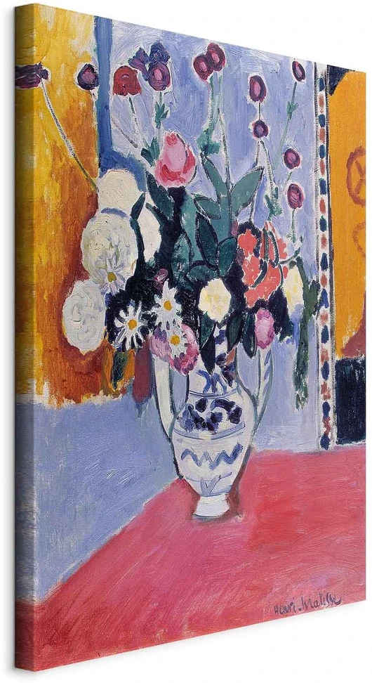 Paveikslas Henri Matisse - Puokštė dviejų ąsų vazoje
