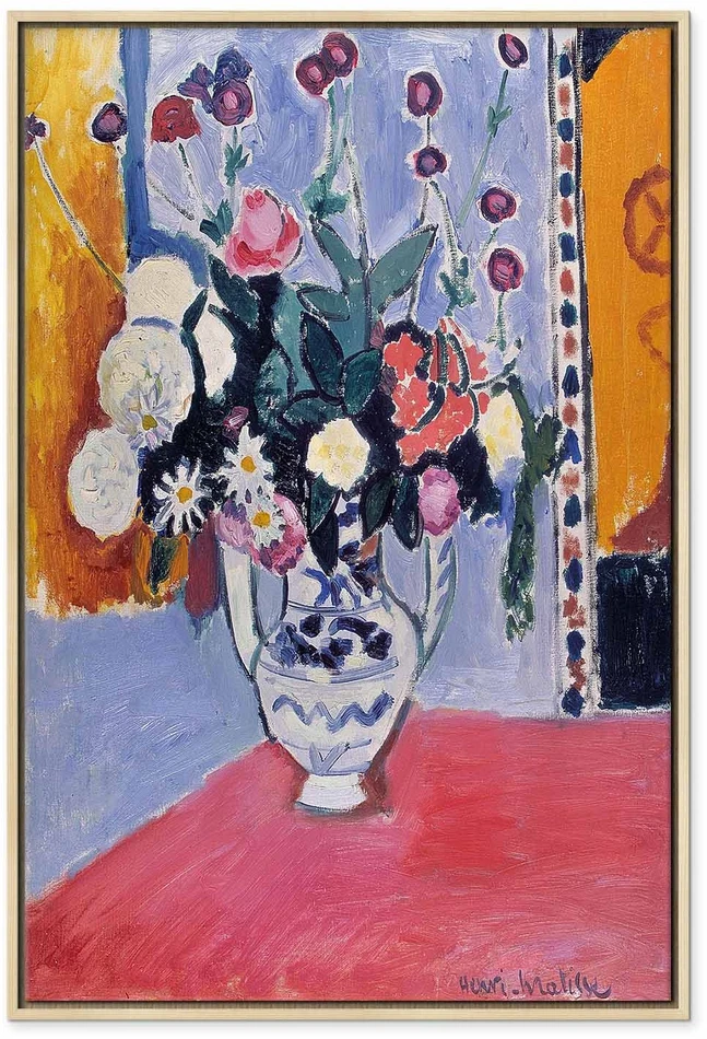 Paveikslas Henri Matisse - Puokštė dviejų ąsų vazoje