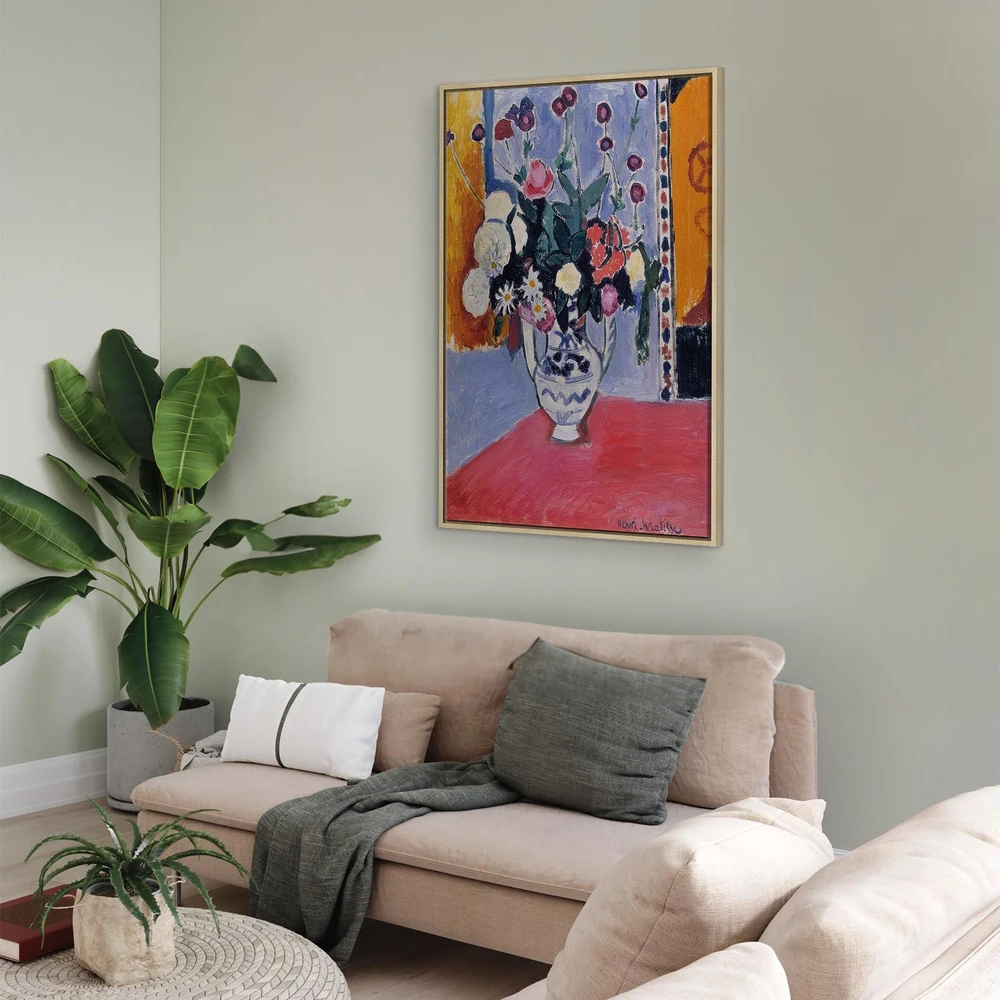 Paveikslas Henri Matisse - Puokštė dviejų ąsų vazoje