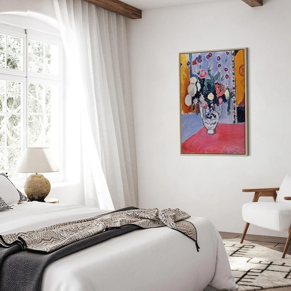 Paveikslas Henri Matisse - Puokštė dviejų ąsų vazoje