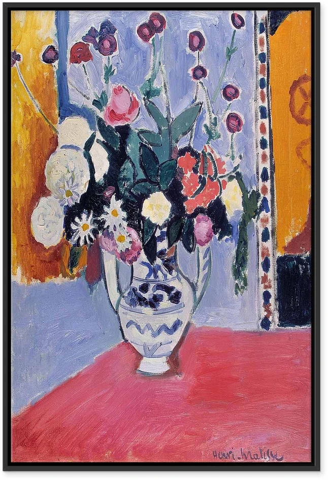 Paveikslas Henri Matisse - Puokštė dviejų ąsų vazoje