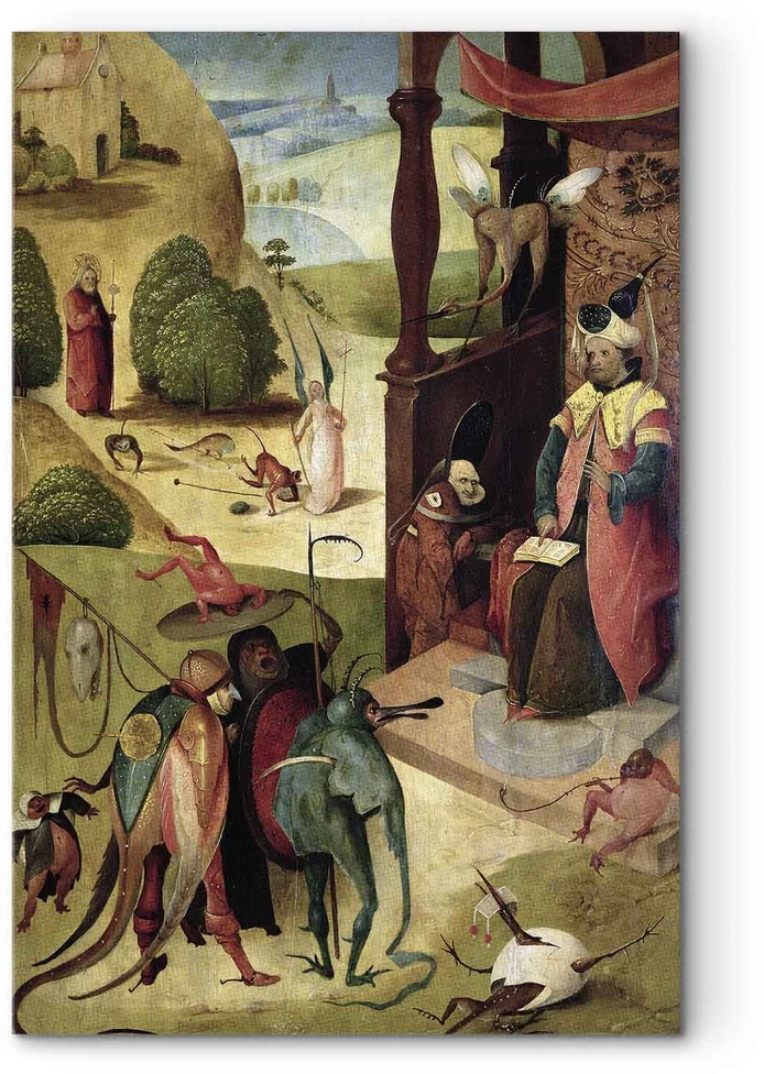Paveikslas Hieronymus Bosch - Šv. Jokūbas ir magas