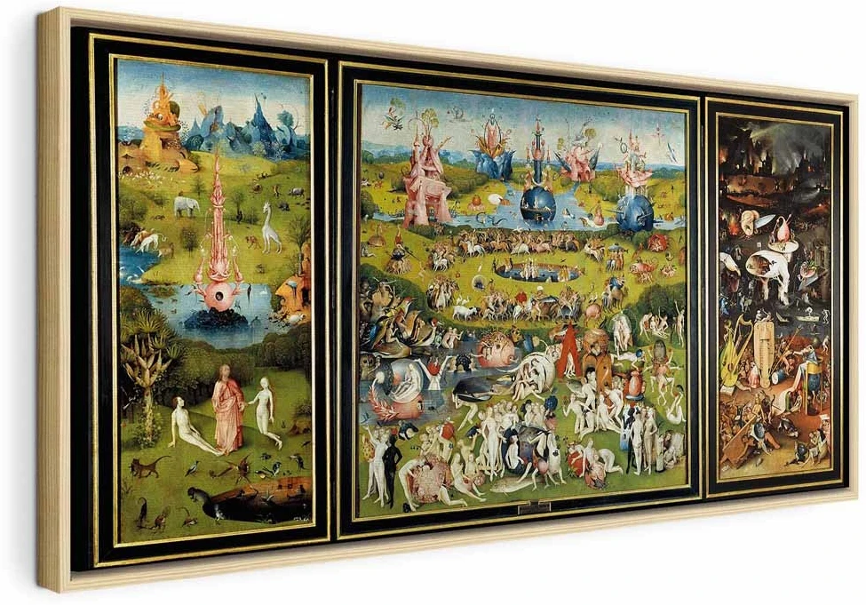Paveikslas Hieronymus Bosch - Žemiškųjų malonumų sodas