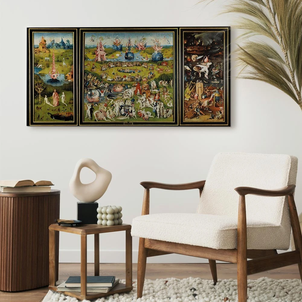 Paveikslas Hieronymus Bosch - Žemiškųjų malonumų sodas