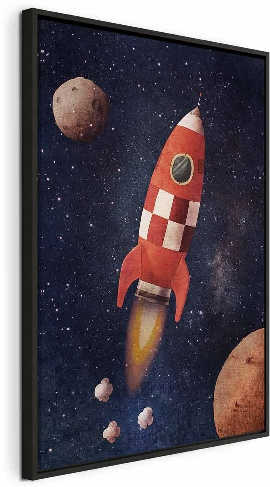 Paveikslas Į nežinomybę su raketa