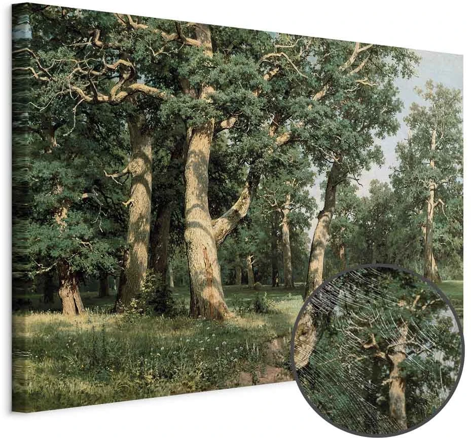 Paveikslas Ivan Shishkin - Ąžuolų miškas