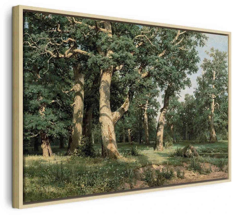 Paveikslas Ivan Shishkin - Ąžuolų miškas