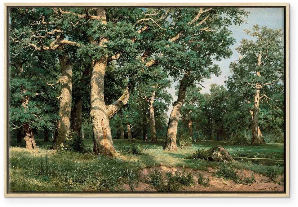 Paveikslas Ivan Shishkin - Ąžuolų miškas