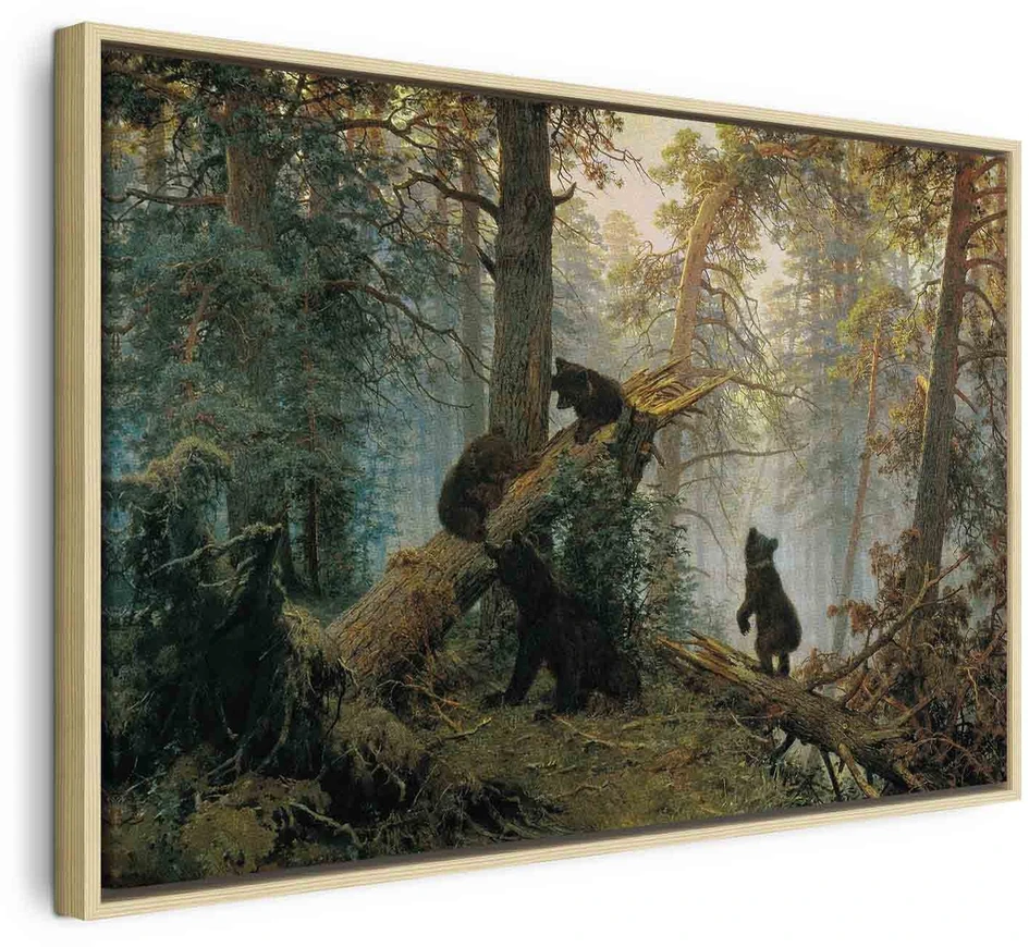 Paveikslas Ivan Shishkin - Rytas pušyne