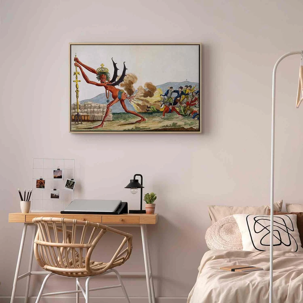 Paveikslas Jacques Louis David - Anglijos valdžios karikatūra