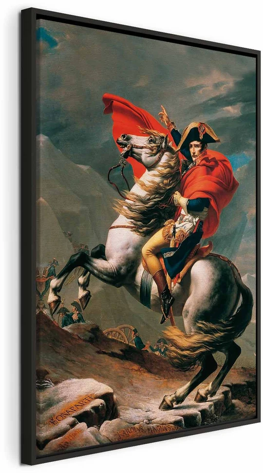 Paveikslas Jacques Louis David - Napoleonas kerta Alpes