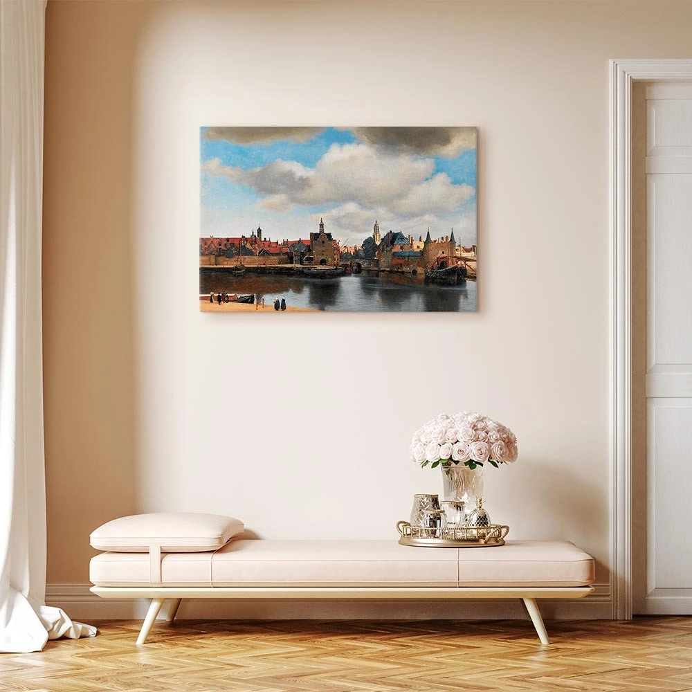 Paveikslas Jan Vermeer - Delfto vaizdas