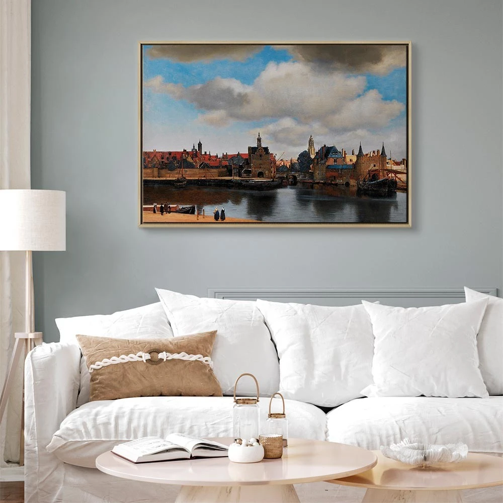 Paveikslas Jan Vermeer - Delfto vaizdas