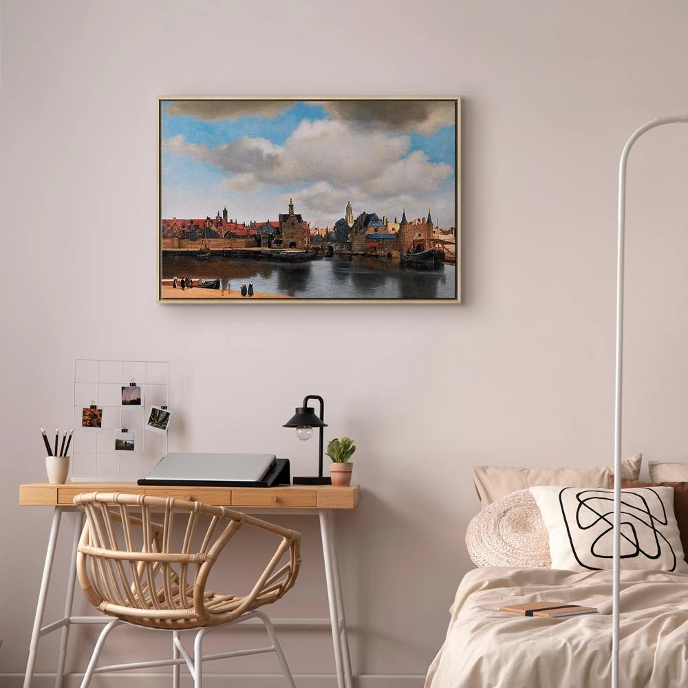 Paveikslas Jan Vermeer - Delfto vaizdas