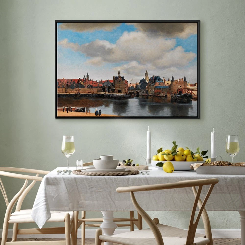 Paveikslas Jan Vermeer - Delfto vaizdas