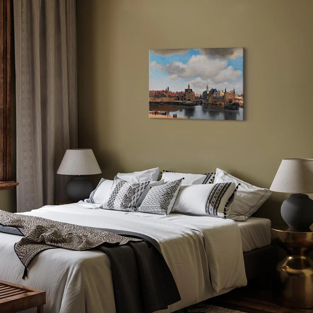 Paveikslas Jan Vermeer - Delfto vaizdas